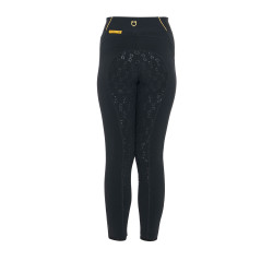 Legginsy EQUESTRO zimowe czarne damskie M