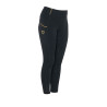 Legginsy EQUESTRO zimowe czarne damskie M