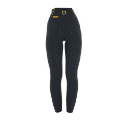 Legginsy EQUESTRO zimowe czarne damskie M
