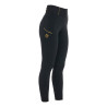 Legginsy EQUESTRO zimowe czarne damskie M