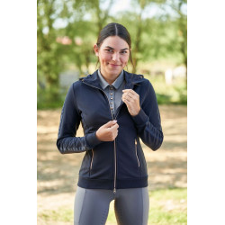 Bluza Hoodie COVALLIERO granatowa S