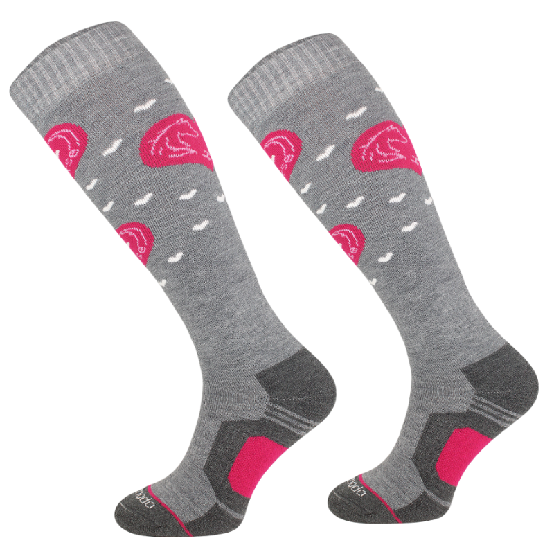 Podkolanówki zimowe Comodo Serca merynos