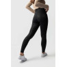 Horze Legginsy Dea zimowe z pełnym lejem czarne