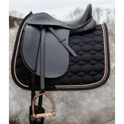 Czaprak HKM Style "Rosegold Glamour" czarny wszechstronny FULL