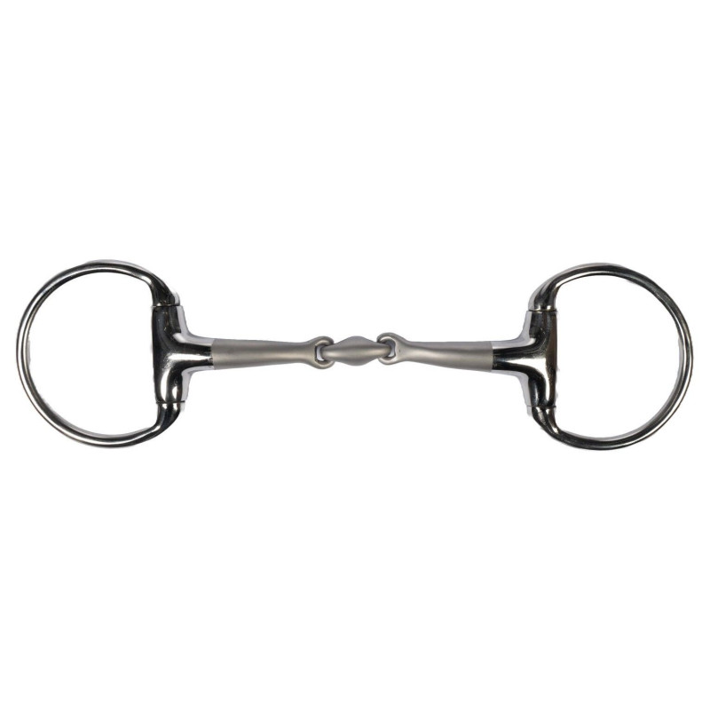 Wędzidło oliwkowe podwójnie łamane HKM "Soft Touch" 16 mm