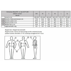Kamizelka ochronna Komperdell Ballistic Flex Fit damska czarno-różowa M