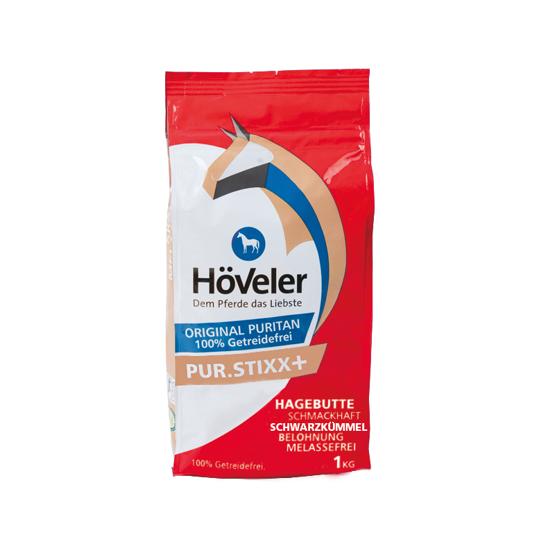 HÖVELER Pur.Stixx – Smaczki Hagebutte (dzika róża) 1kg