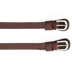 Paski do ostróg Kavalkade "Oiled" brązowe