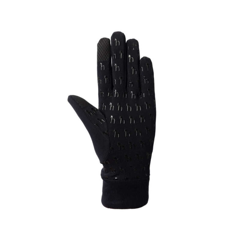 Horze Rękawiczki polarowe Avery czarne