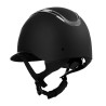 Kask jeździecki EQUESTRO APOCALYPSE Matte Shell czarny/c. szary 52-54 S