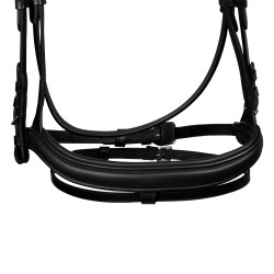 Ogłowie skórzane amahorse z kryształkami FULL