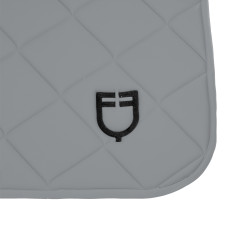 Czaprak Equestro szaro/czarny Logo FULL