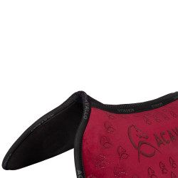 Acavallo Podkładka z pianki memory z silikonowymi wstawkami Spine Free Close Contact czerwony COB