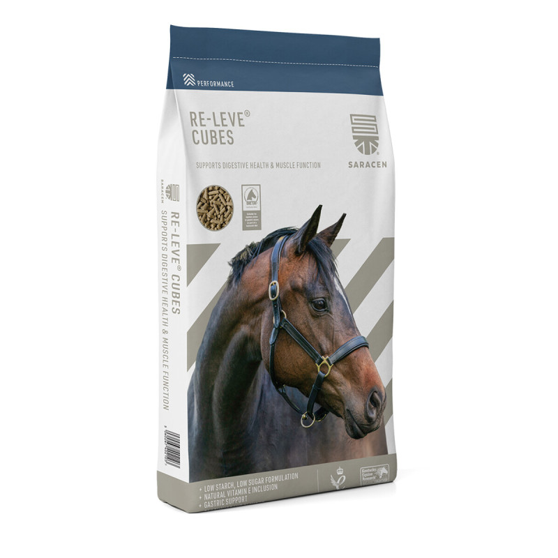 SARACEN Re-leve Cubes 20 kg - niskoskrobiowa pasza dla koni
