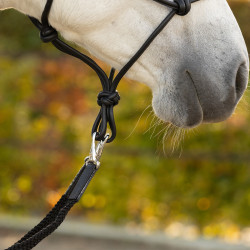 Wodze QHP Liberta czarne 3m