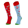 Podkolanówki jeździeckie bawełniane Comodo, Xmas/Święta