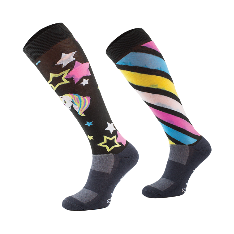 Podkolanówki COMODO Tęczowe Jednorożce