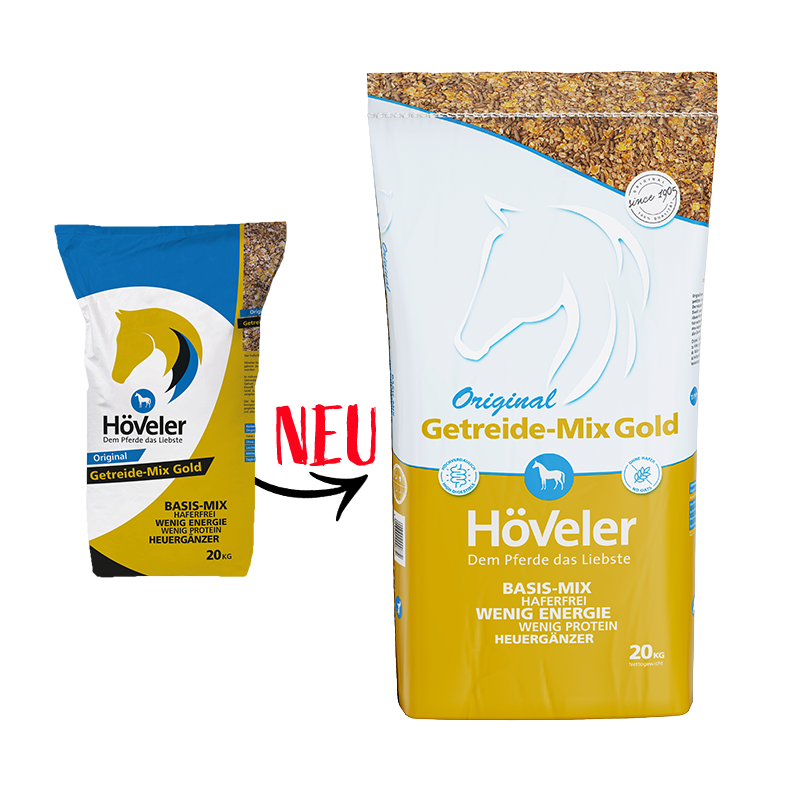 HÖVELER ORIGINAL Getreide-Mix Gold 20kg Musli podstawowe - bez owsa