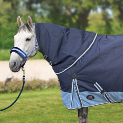 Derka Horsenjoy Aristo Combo 600D padokowa przeciwdeszczowa z kapturem z ociepleniem 200g