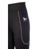 Legginsy bryczesy dziecięce HKM "Polly" czarne 122/128 cm