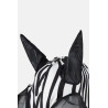 Horze Elastic maska przeciw owadom z zamkiem Zebra
