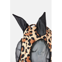 Horze Elastic maska przeciw owadom z zamkiem Lampart