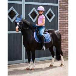 Czaprak wszechstronny QHP "Rosalynn" różowo/niebieski