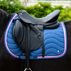 Czaprak wszechstronny QHP "Rosalynn" różowo/niebieski