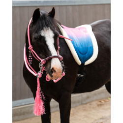 Pad do Jazdy QHP "Rosalynn" różowo/błękitny