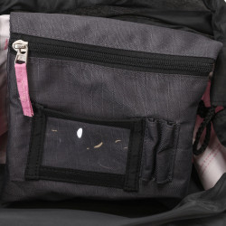 Torba na szczotki QHP "Collection" różowe/Cheery pink