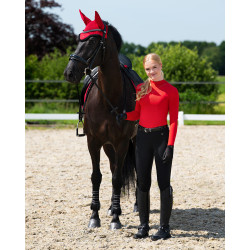 Nauszniki QHP Oakleigh czerwona/Sunset red