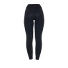 Legginsy EQUESTRO Slim Fit Dekor Czarne/Black