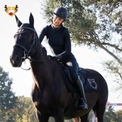 Czaprak Equestro czarny z brokatem Full