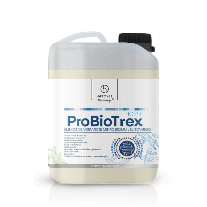 Hippovet Pharmacy – ProBioTrex Horse wsparcie mikrobioty i regeneracji jelit 2,5l