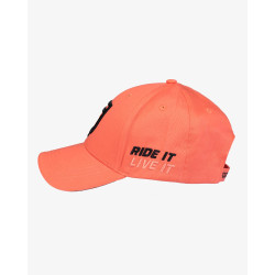 Czapka z daszkiem Equestro pomarańczowa/DESERT FLOWER