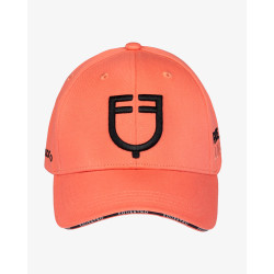 Czapka z daszkiem Equestro pomarańczowa/DESERT FLOWER