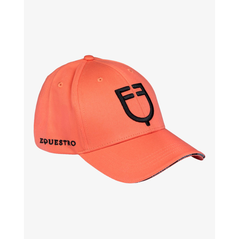 Czapka z daszkiem Equestro pomarańczowa/DESERT FLOWER