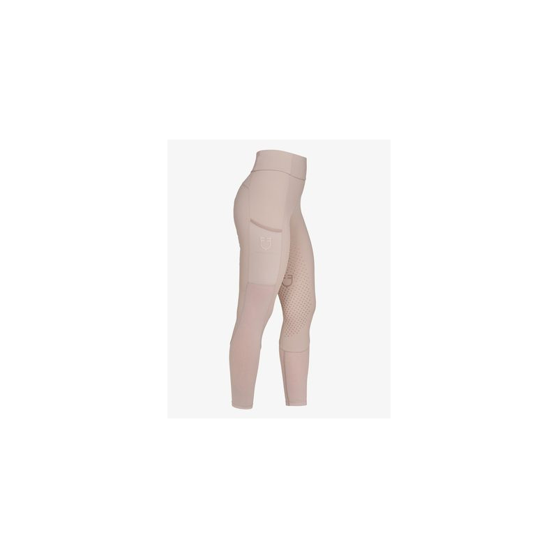 Legginsy EQUESTRO Slim Hybrid Beżowe/OXFORD TAN