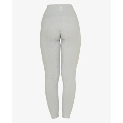 Legginsy EQUESTRO Slimt MICRO MESH j. szare/HARBOR MIST