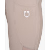 Legginsy EQUESTRO Slimt MICRO MESH Beżowe/OXFORD TAN