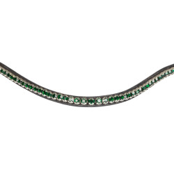 Naczółek Equestro czarno-zielony FULL