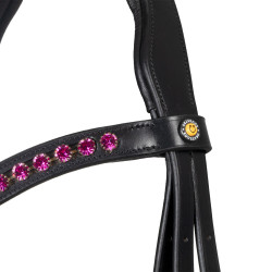 Ogłowie Equestro Fuchsia Stone