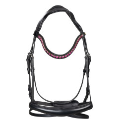 Ogłowie Equestro Fuchsia Stone