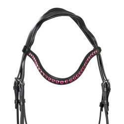 Ogłowie Equestro Fuchsia Stone