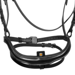 Ogłowie Equestro anatomiczne 2 naczółki czarne