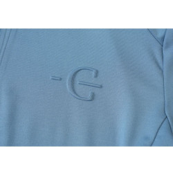 Koszulka polo damska Covalliero Smoked Blue/Błękitna