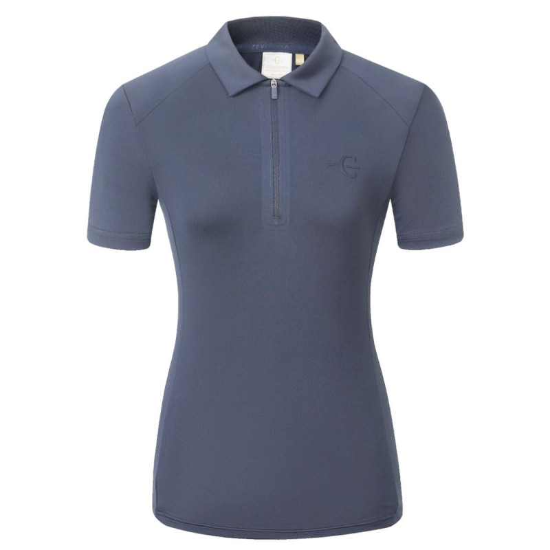 Koszulka polo młodzieżowa Covalliero Dark Navy/C.Granat