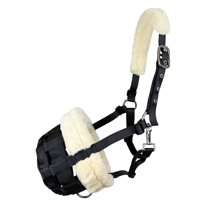 Kaganiec York Mira z futrem czarny Pony