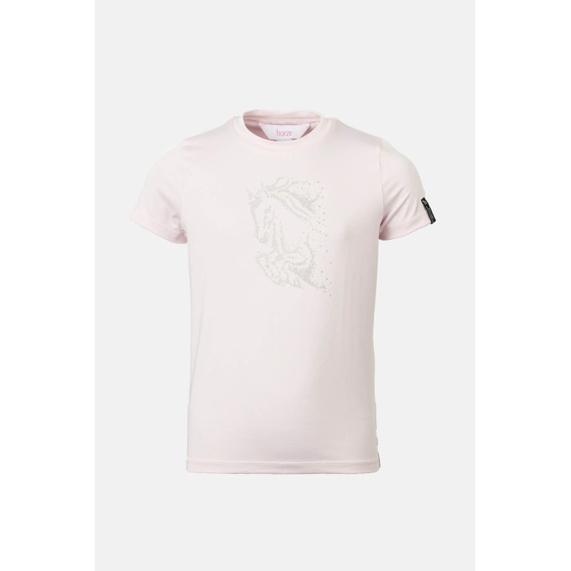 Koszulka Horze Young Rider Wilda różowa