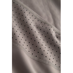 Legginsy jeździeckie damskie z pełnym lejem i chłodzącą funkcją Horze Vilma szaro/beżowe 36